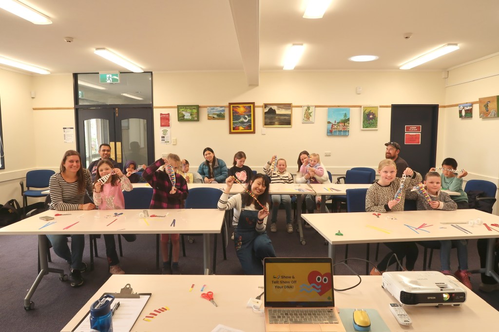 Let's Make DNA workshop at Dunedin Library