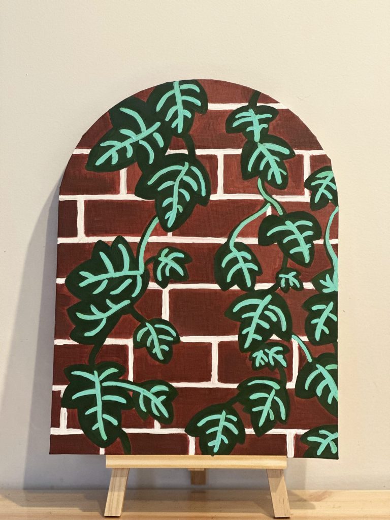 Otago summer, acrylic painting on canvas by Alice Yu Yuebo